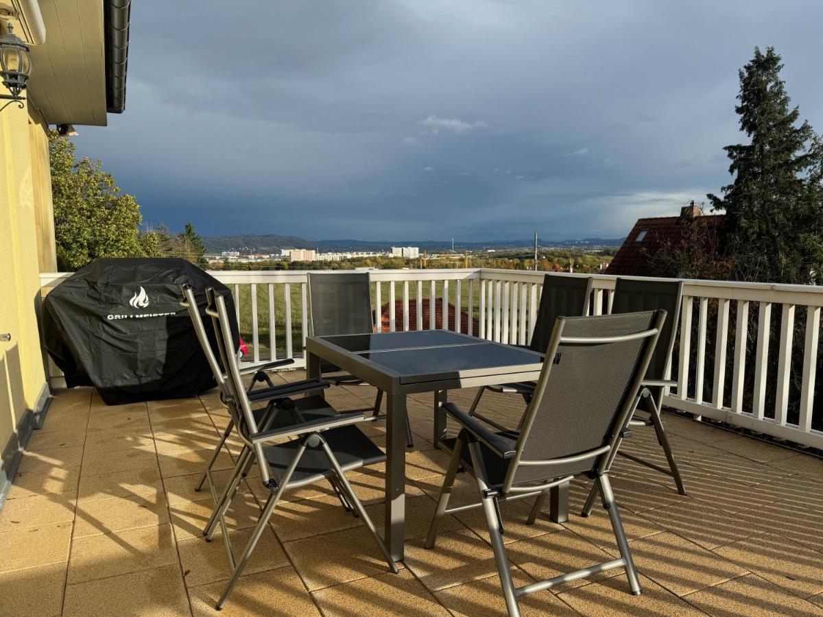 205 Qm "Traumtor" Mit Sauna, Whirlpool, Kamin Und 3 Terrassen Mit Blick In Die Boehmisch Saechsische Schweiz Drezno Zewnętrze zdjęcie